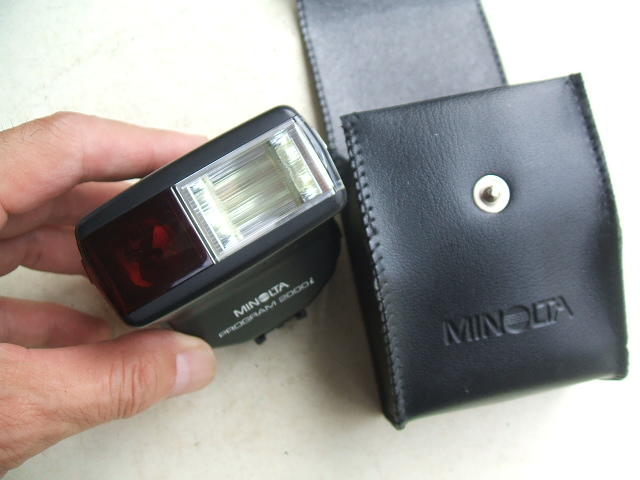 【AB的店】美品Minolta PROGRAM 2000i AF底片機專用閃光燈