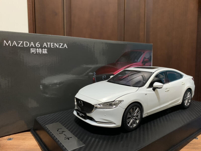 【E.M.C】1:18 1/18 原廠 Mazda Mazda6 Mazda 6 2019 金屬模型車 白色