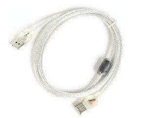 【昕？電】5米透明USB延長線、高檔USB2.0延長線