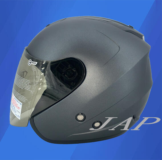 《JAP》THH T-386SP T386  平光法國灰 雙鏡片 雙D扣 內襯全可拆洗 半罩安全帽