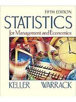 《Statistics for Management and Economics》ISBN:0534368301│Baker & Taylor Books│Gerald Keller,Brian Warrack│七成新