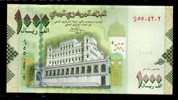 【低價外鈔】葉門 2017年 1000Rials 紙鈔一枚 ...