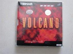 桌球孤鷹~桌球膠皮~TibHar Volcano~(紅黑max)~全面型優質套膠，新一批到貨!
