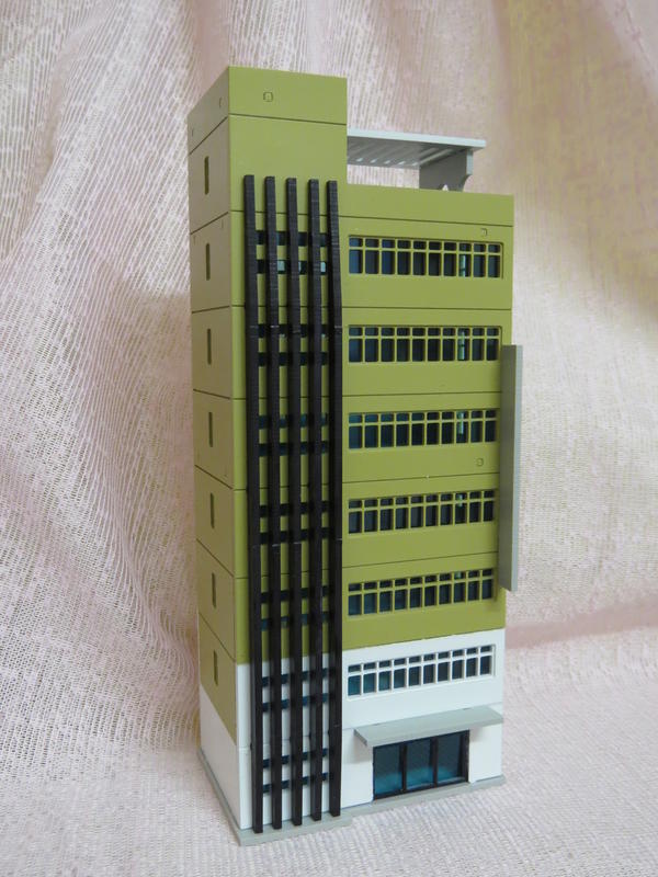 N規 7層公寓大樓 hg 鐵道 鋼彈 特攝 哥吉拉 場景 