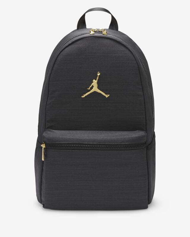 2021 NIKE Air Jordan Jumpman 小金人運動背包休閒背包(9A0567-K08