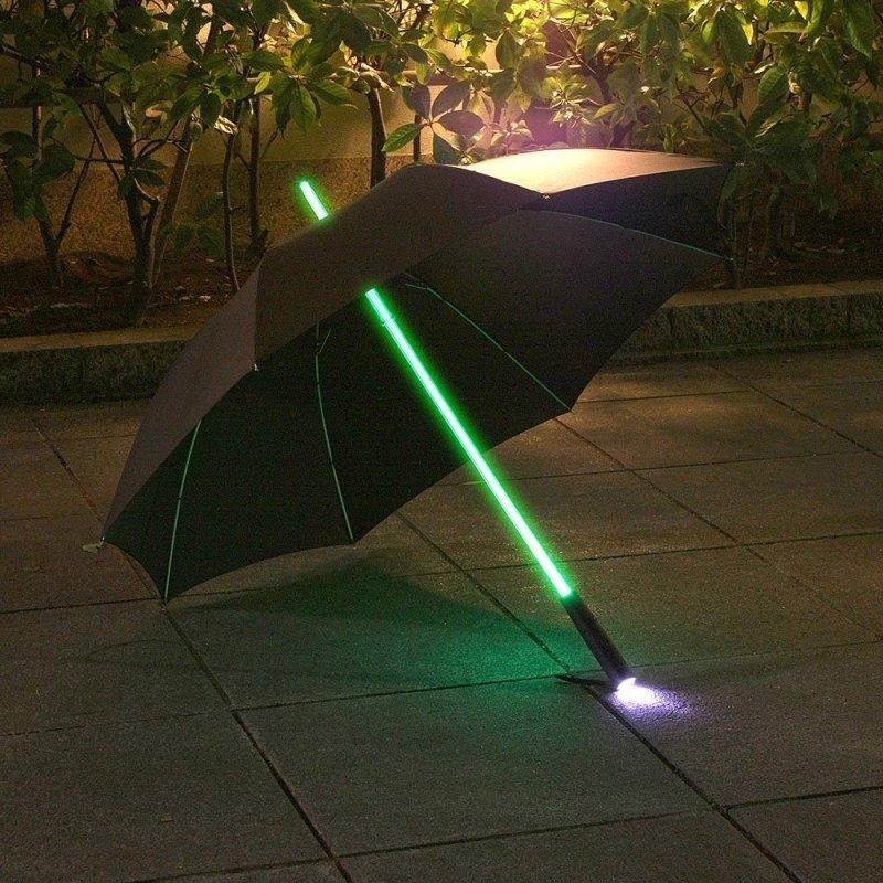 【日EMS空運直送】STAR WAR 光劍傘 黑 LED Umbrella
