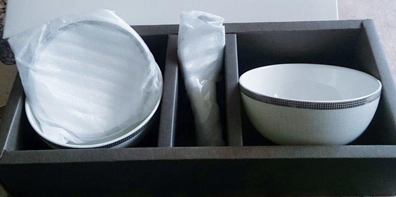 民視精緻 雅銀骨瓷 對碗湯匙組合禮盒