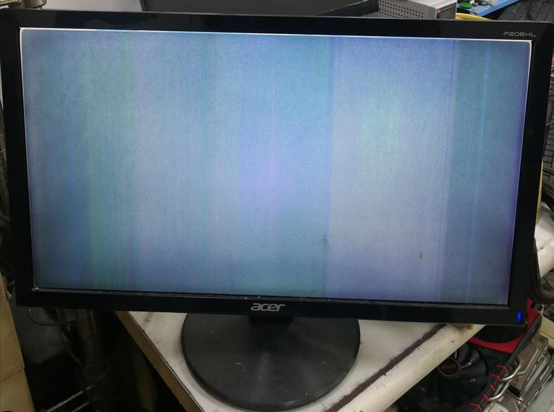 二手故障品 ACER P206HL 20吋螢幕 (螢幕不顯示..反白) 露天市集 全台最大的網路購物市集