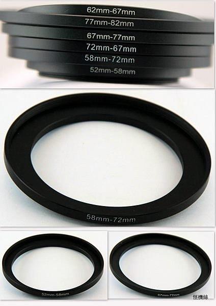 怪機絲 全系列 鏡頭 轉接環 25mm -77mm 通通都有 25-46MM頁面 可調式 ND鏡 偏光鏡 PL CPL 