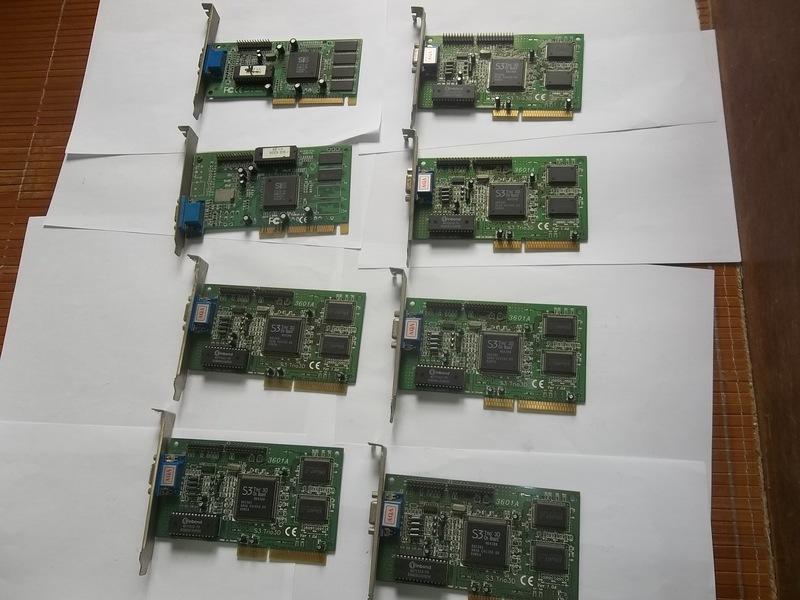 AGP顯示卡,2X,4X,,S3,,SIS6326,,晶片,共15片