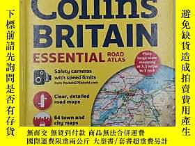 古文物Collins罕見2016 gollins britain Essential Road Atlas露天19139 