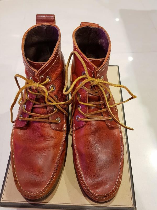 H By Hudson Mesquite Leather Deck Boots UK9 帆船鞋/皮靴