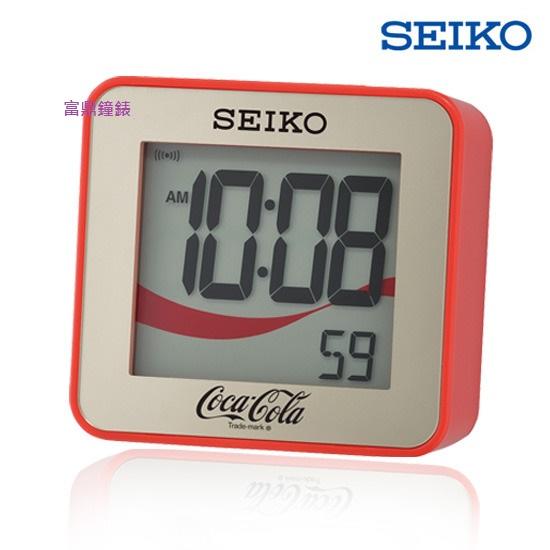 【SEIKO CLOCK】日本 精工 SEIKO +可口可樂 倒數計時計時碼錶 電子式鬧鐘 QHL903 QHL903Q
