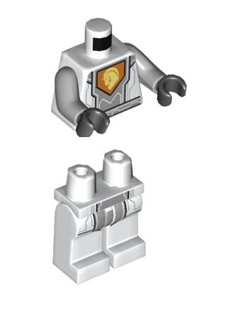 全新LEGO樂高白色上身及腳【6170885+6170890】Nexo Knights 70366