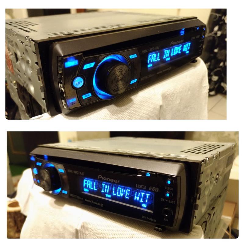 先鋒pioneer DEH P4050UB音響主機 已改裝成藍芽音樂主機