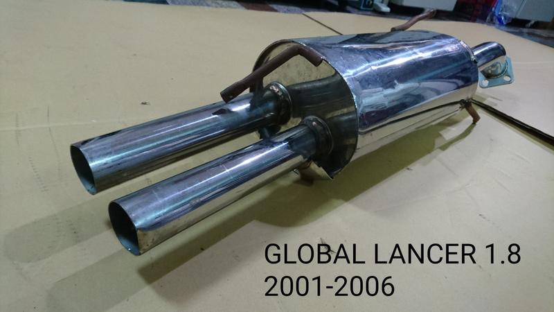 GLOBAL LANCER (2001~2006年)1.8 [改裝.白鐵/不銹鋼 汽車排氣管, 消音器, 加速管] 三菱