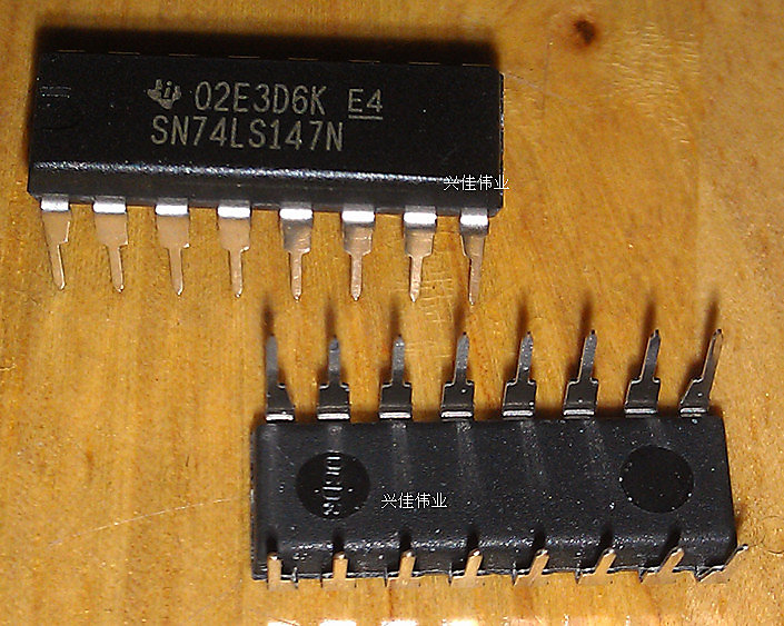 339247"C倉庫" SN74LS147N 10線-4線和8線-3線優先編碼器 直插 DIP-14 W81-19042