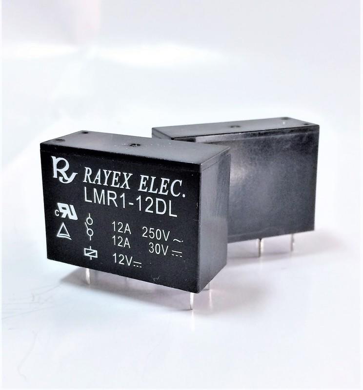 『正典UCHI電子』RAYEX Relay 繼電器 LMR1-12DL / 24D , DC12v / 24v 5Pin