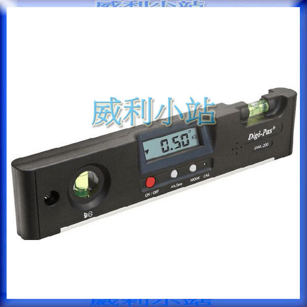 【威利小站】DIGI-PAS DWL-200 數位水平儀(附磁) .強力磁鐵