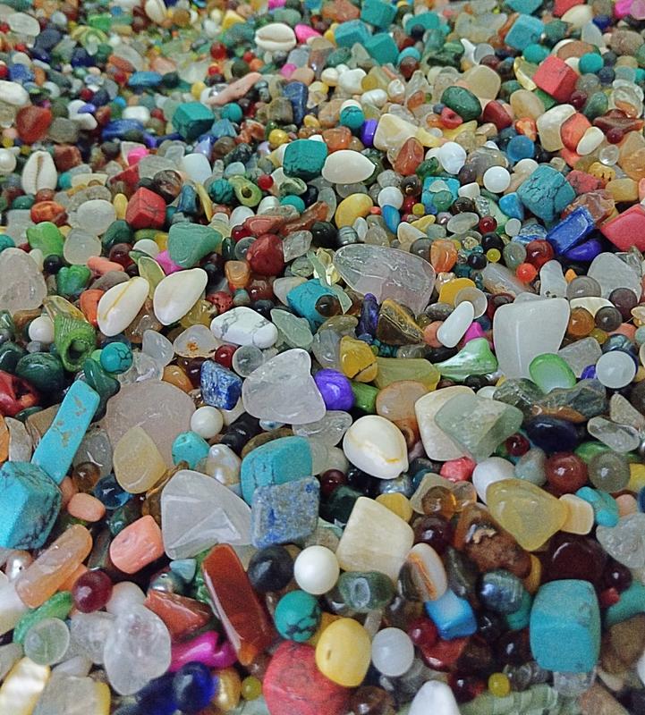 佛教七寶混搭各種優質彩色（珍珠、珊瑚、瑪瑙、水晶、琉璃、寶石、玉石）