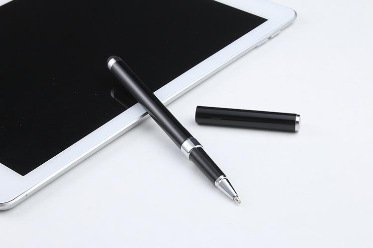 帶筆套兩用電容觸控筆/黑色墨水筆 平板電腦手機通用 多功能手寫筆觸屏筆 電容屏手寫筆