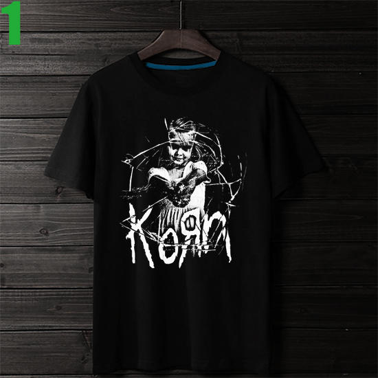Korn【崆樂團】短袖Nu-Metal新金屬搖滾樂團T恤(男生版.女生版皆有) 新款上市購買多件多優惠!【賣場一】