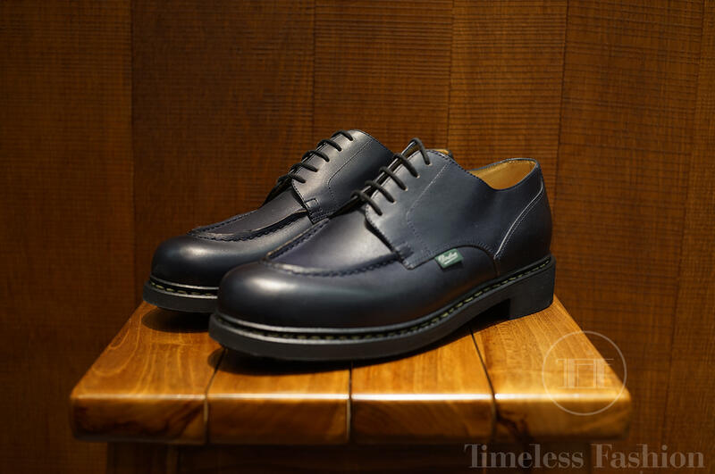 Paraboot Chambord Navy 洗浄済 Paraboot CHAMBORD ネイビー 白ソール