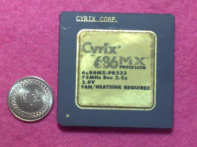 隔壁老王>古董CPU Cyrix 6x86MX-PR233 研究收藏用| 露天市集| 全台最大的網路購物市集