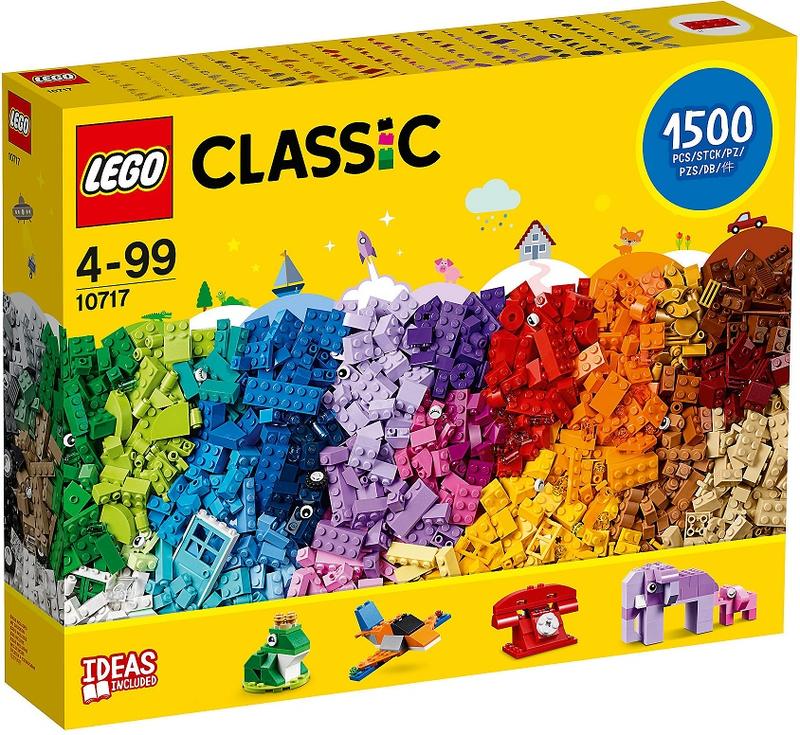 全新LEGO樂高#10717💕1500片Classic超值XL創意積木盒💕Extra Large Brick Box