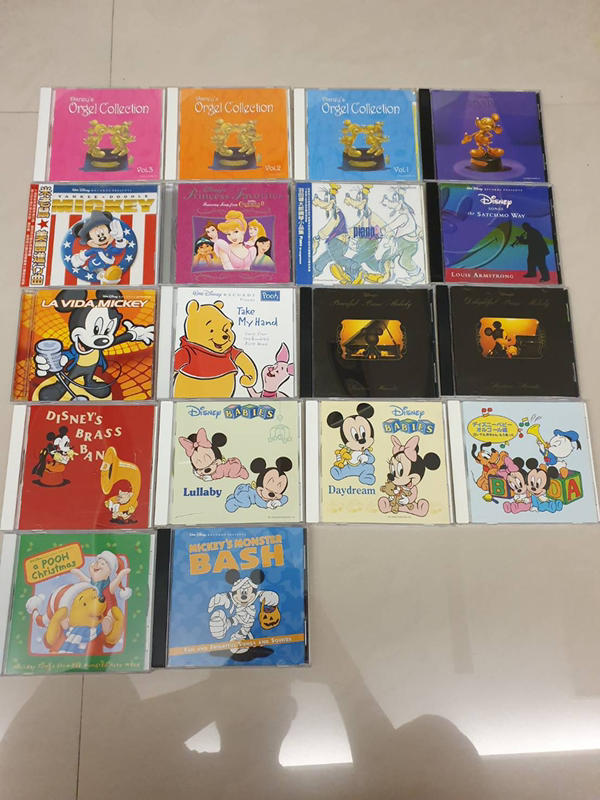 迪士尼原裝 日本音樂CD  共18片 經典好聽