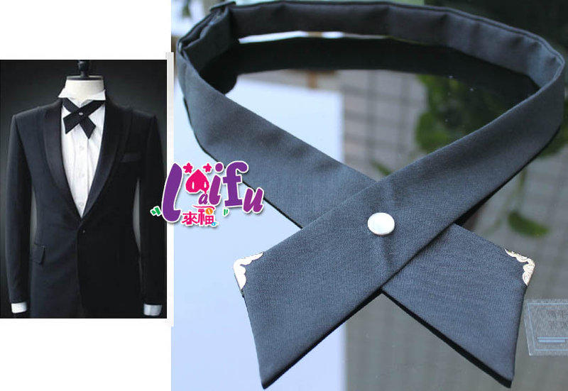 來福，K157金角十字交叉領結領花領帶，售價120元