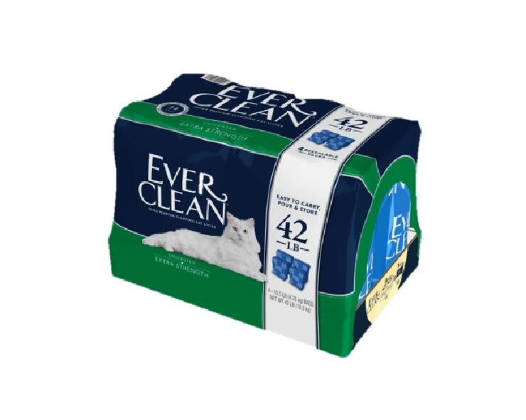 <嚕咪>EVER CLEAN藍鑽-美規 強效低敏結塊貓砂<42lb>