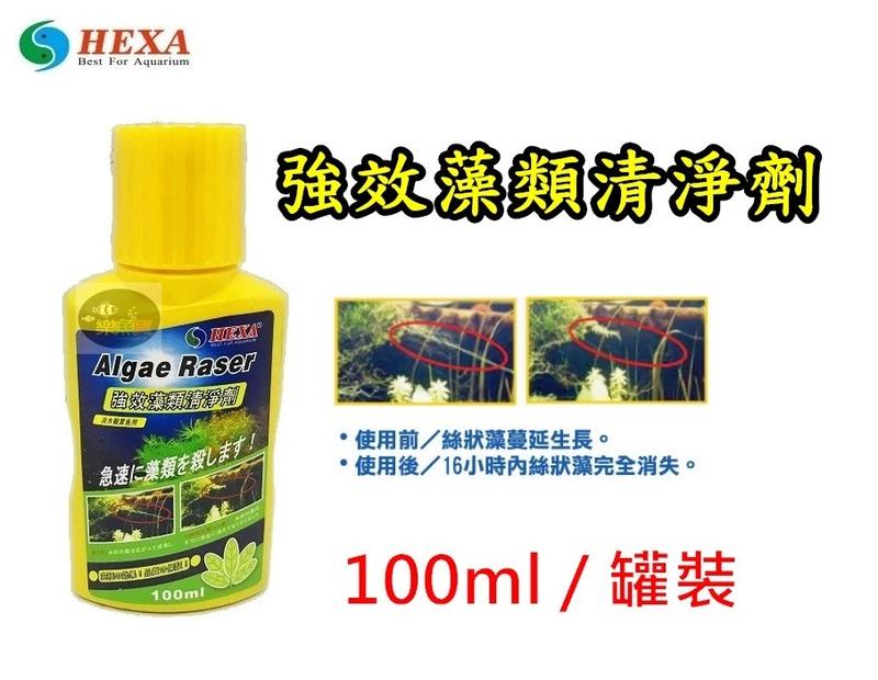 【樂魚寶】台灣 HEXA 海薩- 強效藻類清淨劑 100ml 800ml  (抑制藻類、黑毛藻、褐藻、絲狀藻、糊狀藻) 