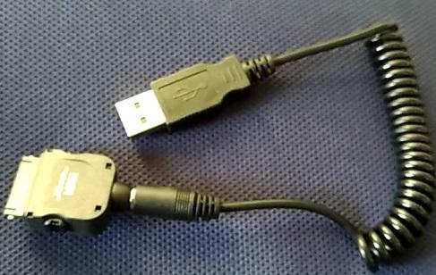 Apple USB TO 30pin(2CM) 線長20公分捲線充電線 ipod iphone ipad 