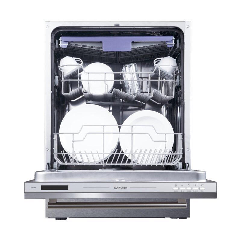 (來電享優惠含基本安裝) 櫻花 E7782 全嵌式洗碗機 Turbo加強烘乾 最高水溫80℃