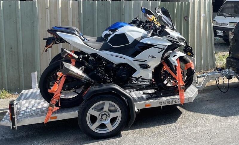 【台灣山野實業】5尺x8尺 平板式摺疊拖車 重機拖車 機車拖車 atv拖車 露營拖車 尾車 拖車架 合法領牌 安全上路 | 露天市集 | 全台 ...