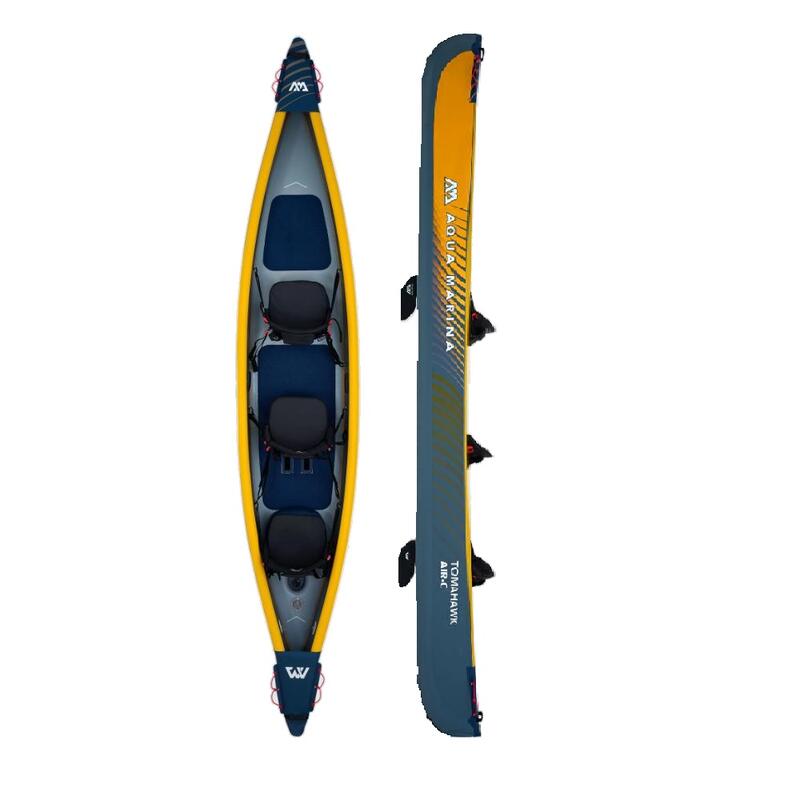 【AIR-C】Aqua Marina樂划 戰斧 三人充氣獨木舟 TOMAHAWK AIR-C Canoe 印第安舟