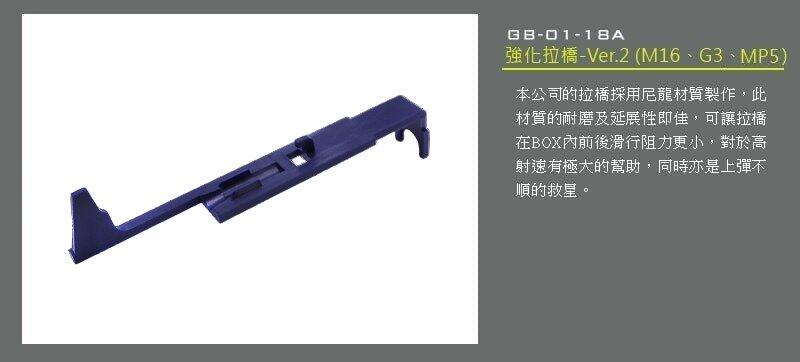 【KC軍品】LONEX 震龍 強化拉橋-Ver.2 (M16、G3、MP5) (GB-01-18A)