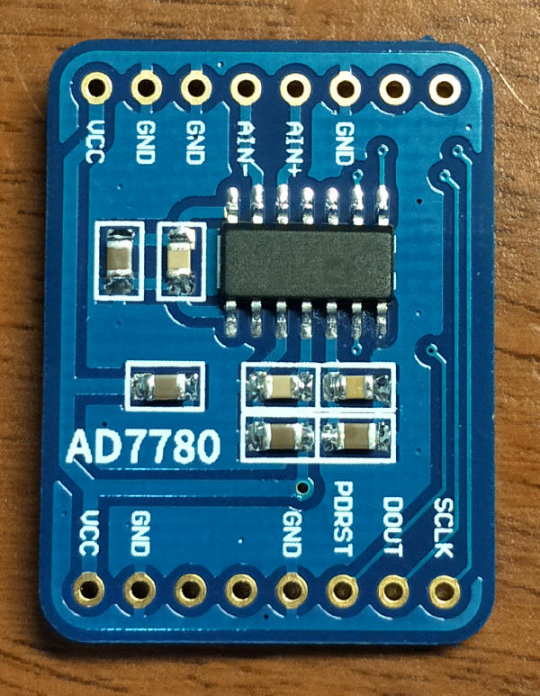 [543 Lab] 24 Bit ADC 電壓量測模組 AD7780 (含參考電壓源)