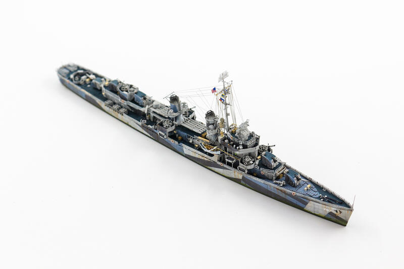 東方艦隊 之 雷霆戰艦-獵犬號 原型 1/700 佛萊契爾級 驅逐艦 DD-797 庫欣號