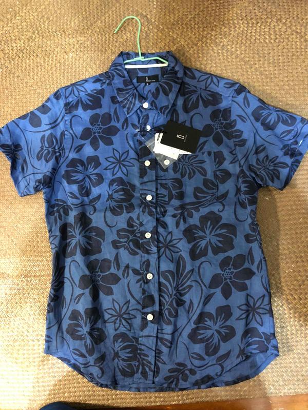 日本品牌ZIP FIVE 日本購入  日系風格 木村拓哉花襯衫、夏威夷襯衫、阿羅哈襯衫  藍色