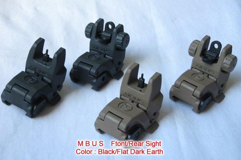 MBUS 彈跳式備用折疊瞄具  (HK416 M4 M16 G&P VFC KAC PDW Masada Magpul)