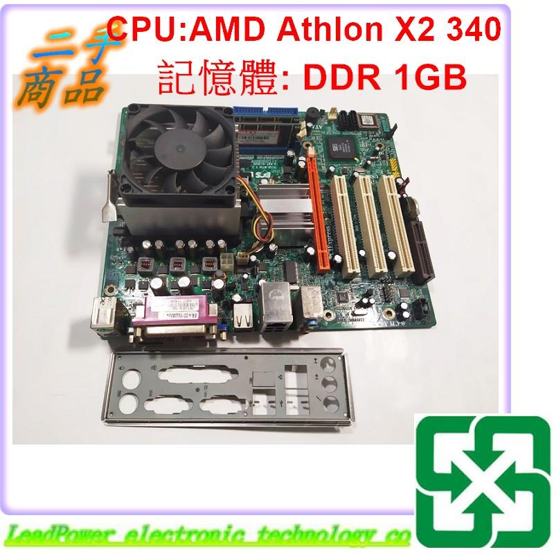 【力寶3C】主機板 ECS 761GX-M754 V:3.0B AMD X2 340 DDR 1GB /MB873