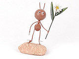 COZY-田園彩繪鐵皮制小螞蟻裝飾家居擺設