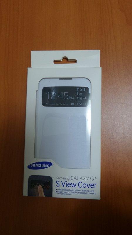 Samsung GALAXY S4 / i9500 原廠S View 側翻式皮套 .