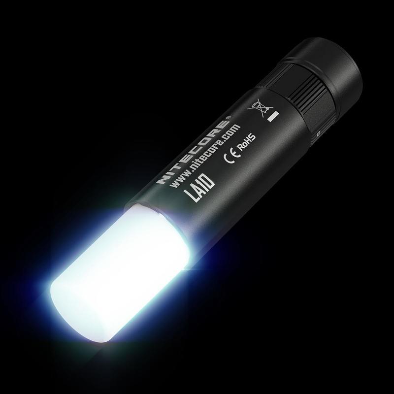 <開發票> Nitecore LA10 135流明 全方位照明 磁吸便攜 口紅型 迷你營地燈 (1*AA)