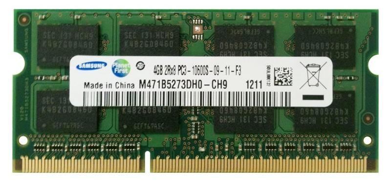 三星DDR3-1066 DDR3-1333單支4GB 1.5V筆電4G PC3-8500 PC3-10600雙面16粒