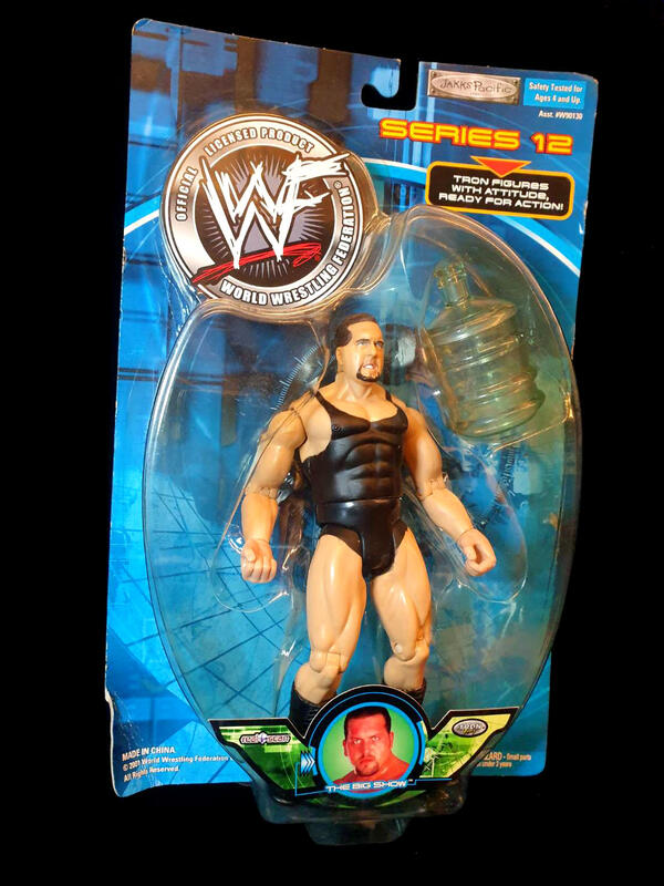 1FW ： 2001 JAKKS 美職摔角 WWF SERIES 12 BIG SHOW 小保羅 唐納 懷特　富貴玩具店