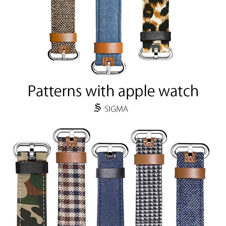 Apple Watch Series 4 錶帶 適用1 2 3 4 代 牛仔錶帶 英倫錶帶 豹紋錶帶