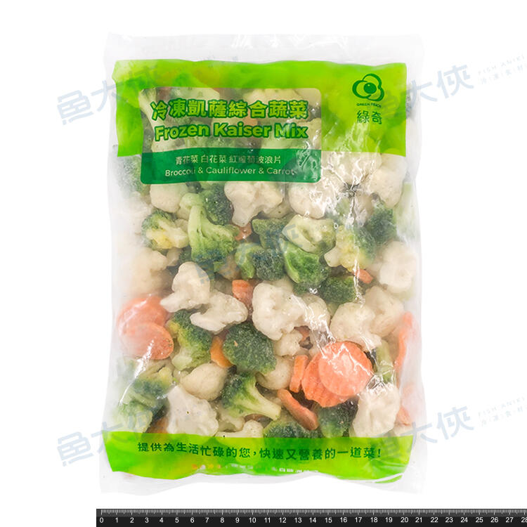 凱薩混合蔬菜(1kg±5%/包)-1J5B【魚大俠】AR068